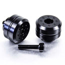Aluminium Bar Ends Black For Yamaha VMX 1700 ABS 2009-2016