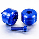 Aluminium Bar Ends Blue For Triumph STREET TRIPLE 675 RX ABS 2015-2016