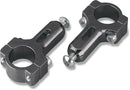 Aluminum 7/8" Handguard Mount Clamps Black / Polished