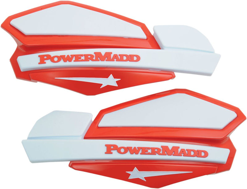 Star Series Handguards Gloss / Matt / Red / White - 22 MM
