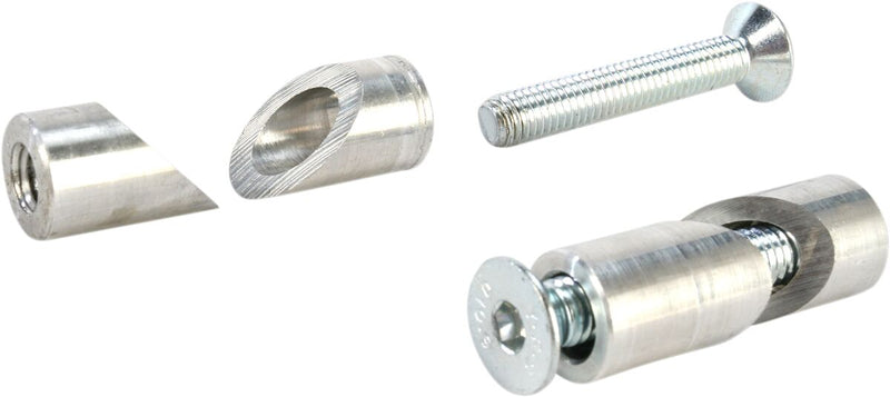 Replacement Handguard Outer Mounts Raw / Silver