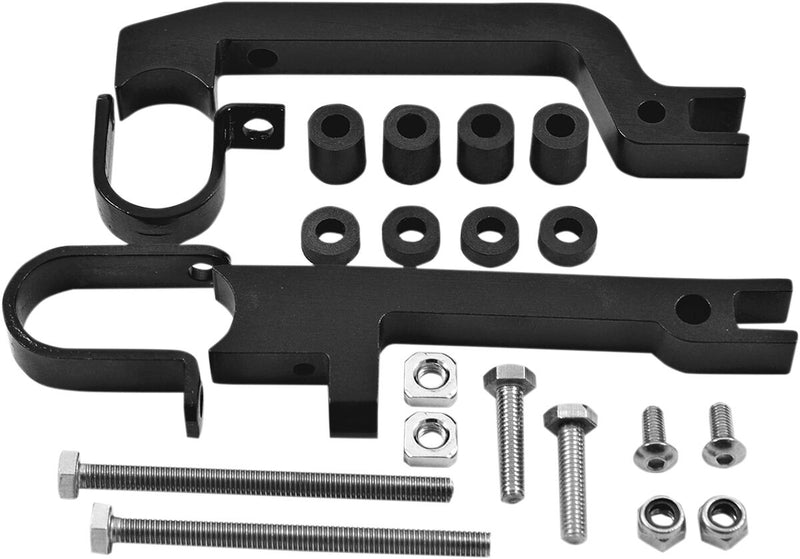 Sentinel Handguard Mounting Kit Black / Polished For Arctic Cat BEARCAT 1100 2013-2014 - 22 MM