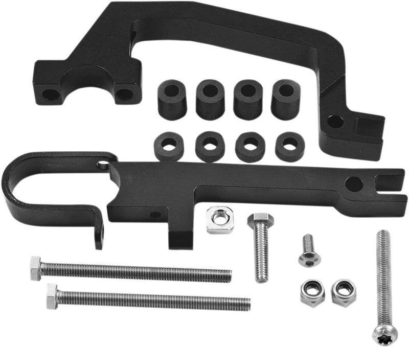 Sentinel Handguard Mounting Kit Black / Polished For Arctic Cat F 1100 2012-2013 - 22 MM