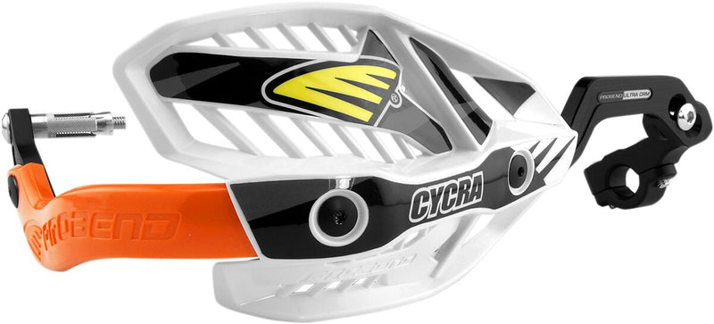 7/8" Ultra Probend™ CRM Wrap Around Handguards Anodized / Orange / White - 22 MM