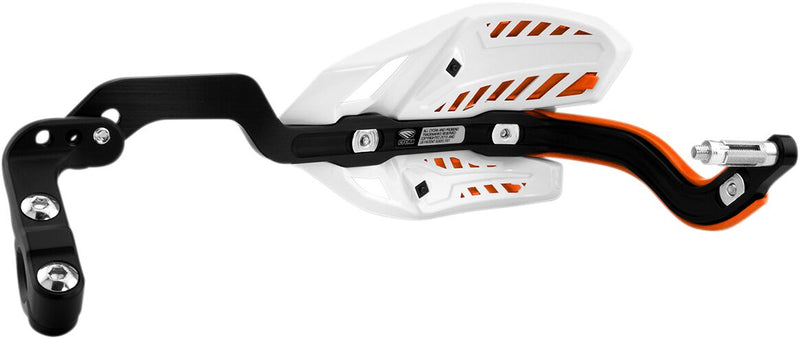 Ultra Probend CRM Wrap Around Handguards1-1/8" Handlebars Anodized / Orange / White - 28.6 MM