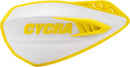 Cyclone Handguards Flat / White / Yellow - 22 MM