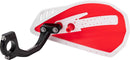 Cyclone Handguards Flat / Red / White - 22 MM