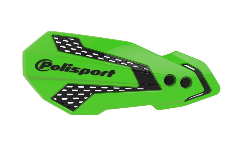 MX Flow Handguard Black / Green For Kawasaki KX 125 M