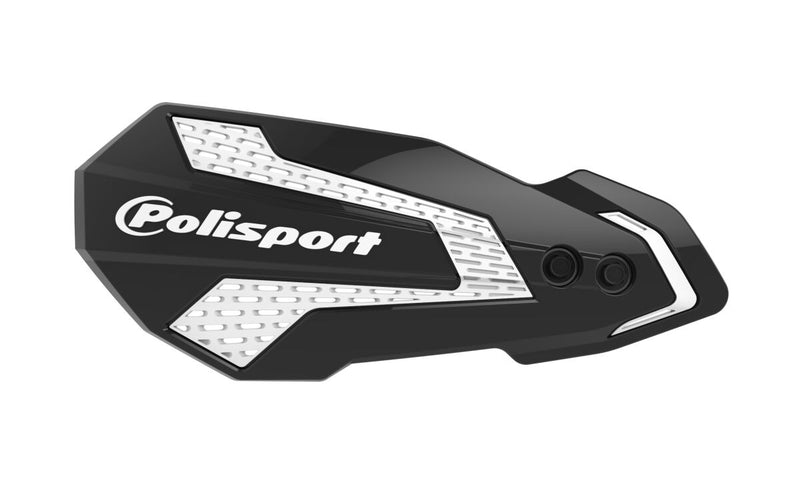 MX Flow Handguard Black / White For Kawasaki KX 200