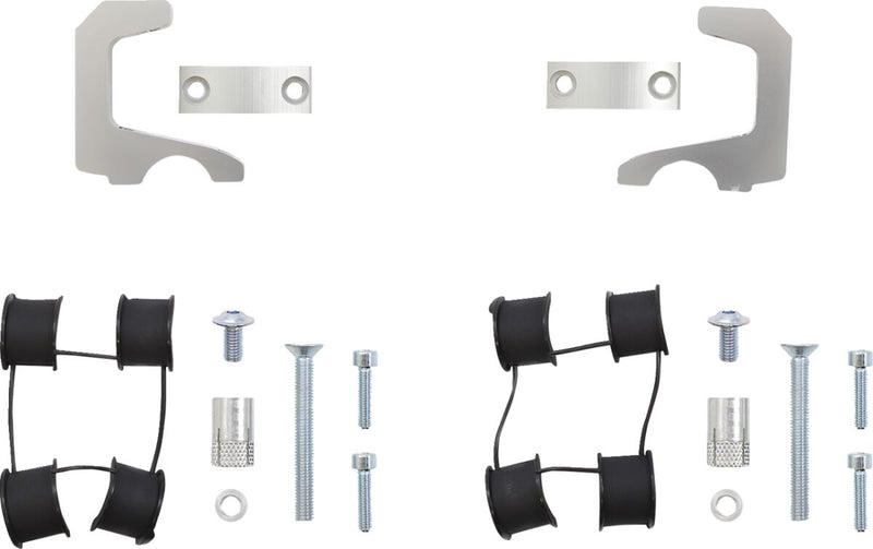 S-Dual Handguard Mounting Kit Polished / Silver