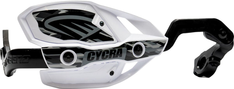 1-1/8" Ultra Probend™ CRM Handguards Black / Gloss / White - 28.6 MM