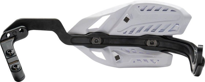 1-1/8" Ultra Probend™ CRM Handguards Black / Gloss / White - 28.6 MM