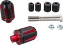 "Scratch" Handlebar End Black / Red - 14 MM - 19 MM