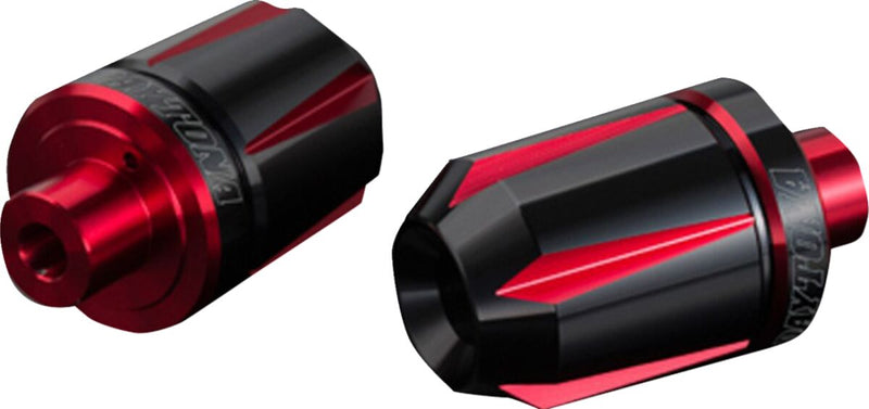 "Scratch" Handlebar End Black / Red - 14 MM - 19 MM