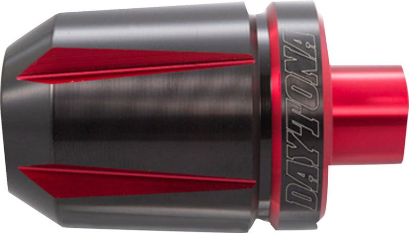 "Scratch" Handlebar End Black / Red - 14 MM - 19 MM