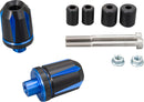"Scratch" Handlebar End Black / Blue - 14 MM - 19 MM