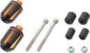 "TKM-2" Handlebar End Black / Orange - 14 MM - 19 MM