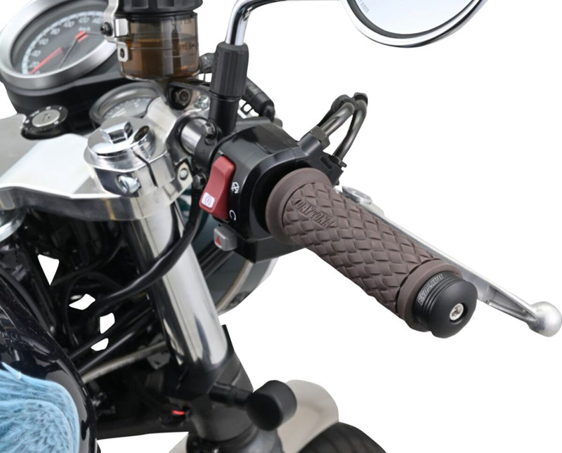 "RING" Handlebar Ends CNC Black - 14 MM - 19 MM