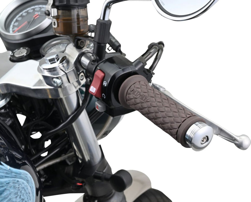 "RING" Handlebar Ends CNC Chrome - 14 MM - 19 MM