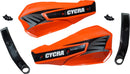 Replacement Vortex Handshields w/ Abrasion Guards Black / Gloss / Orange