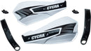 Replacement Vortex Handshields w/ Abrasion Guards Black / Gloss / White