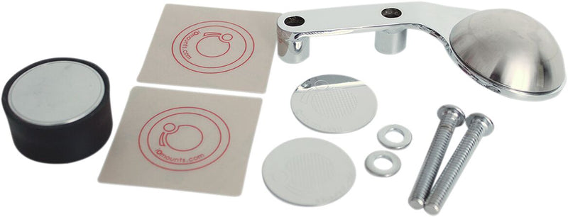 iOmounts Device Mount Silver For Harley Davidson FLD 1690 ABS 2012-2016
