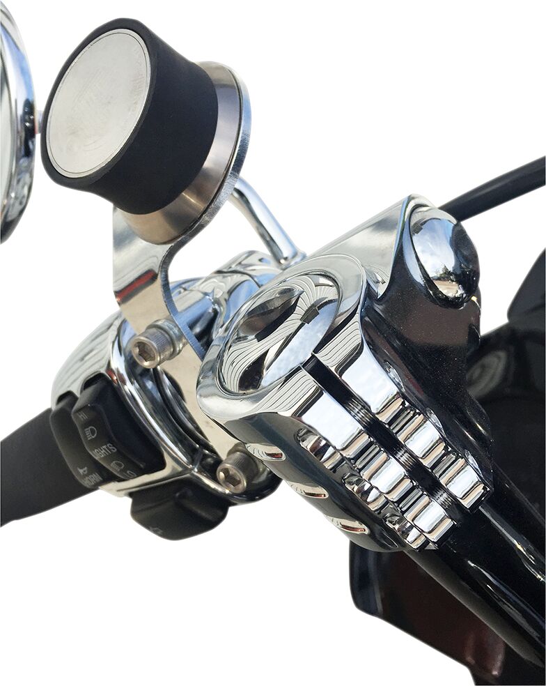 iOmounts Device Mount Silver For Harley Davidson FLD 1690 ABS 2012-2016