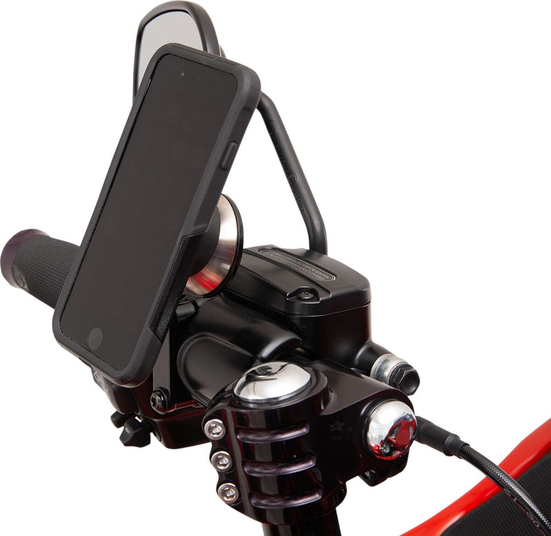 iOmounts Device Mount Black For Harley Davidson FLD 1690 ABS 2012-2016