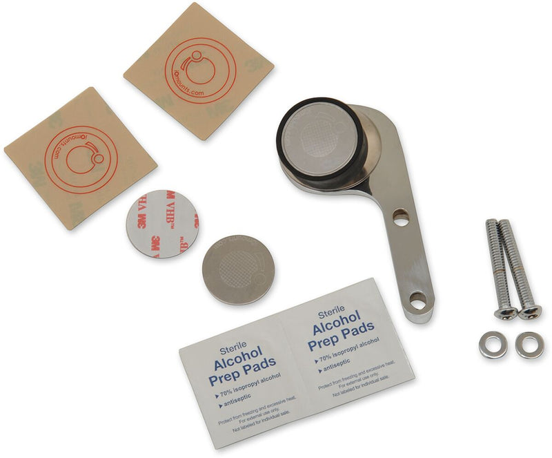 iOmounts Device Mount Silver For Harley Davidson FLD 1690 2012-2013
