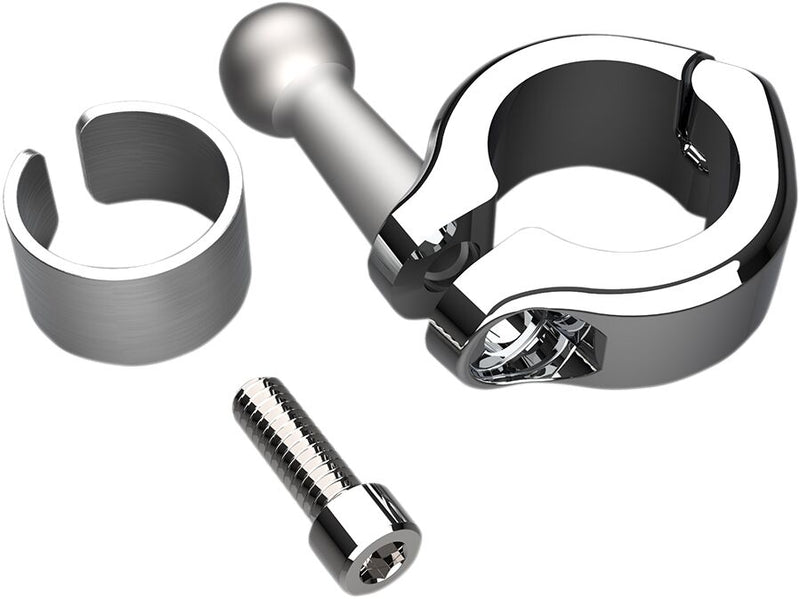 Aluminum Clamp Kit Chrome - 22 MM