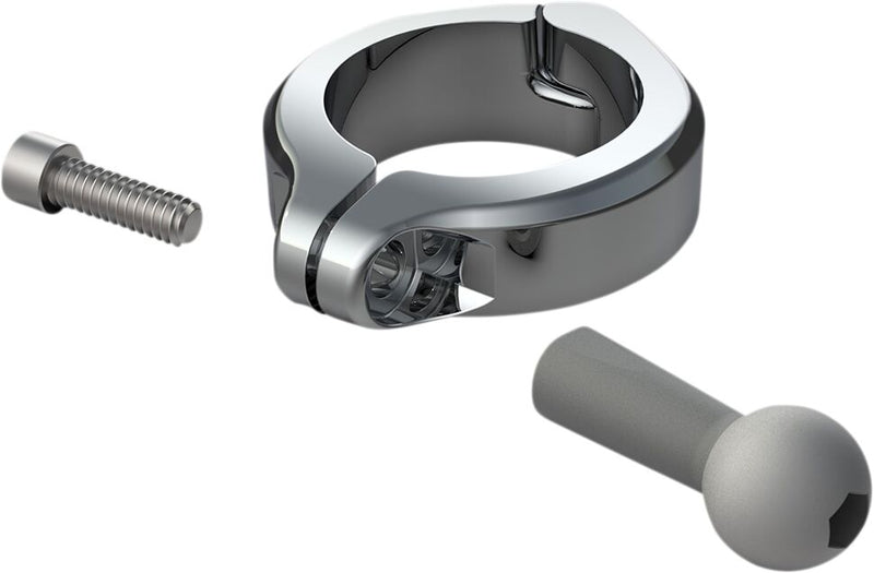 Aluminum Clamp Kit Chrome - 39 MM