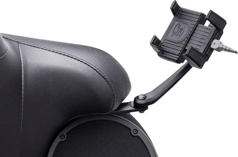 Passenger Phone Mount Black / Flat For Harley Davidson FLHRXS 1868 ABS 2024-2025