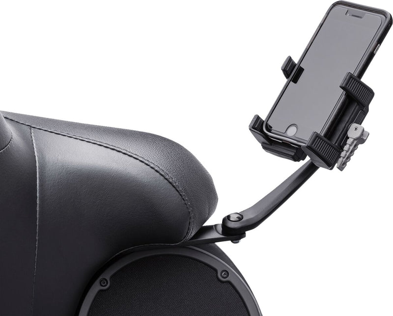 Passenger Phone Mount Black / Flat For Harley Davidson FLHRXS 1868 ABS 2024-2025