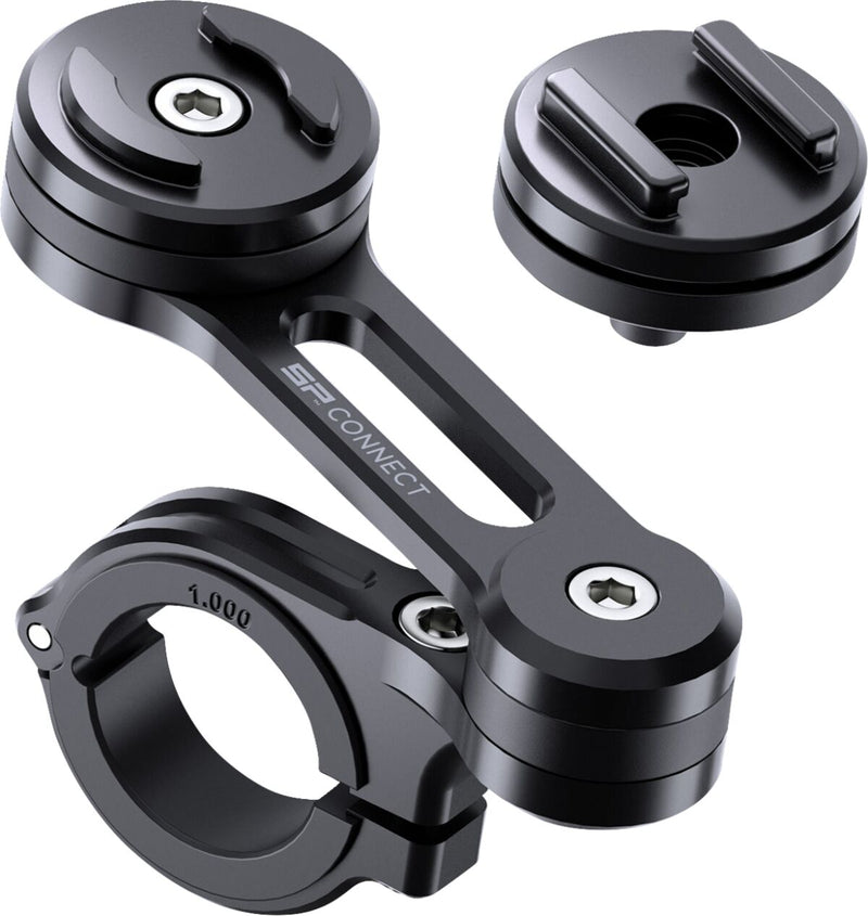 Pro Phone Mount Black / Polished For - 22 MM