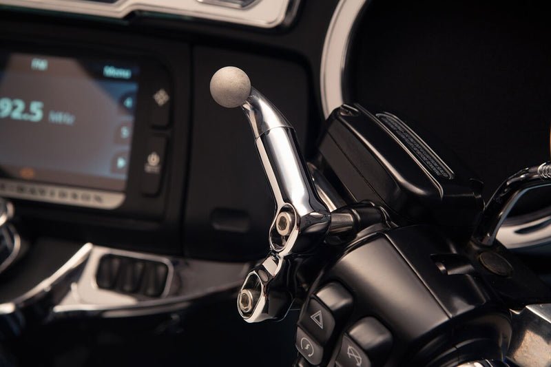 Offset Perch Mount Chrome For BMW R NINE T ABS 2015-2022