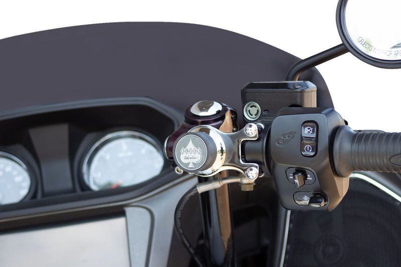 iOmount for Indian Chrome / Silver For Indian CHALLENGER 108 ABS 2022-2025