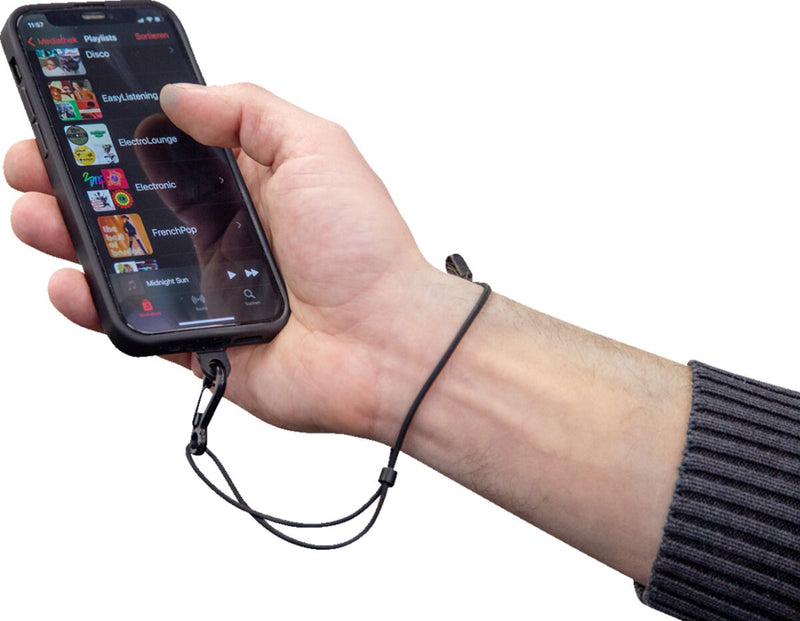 SPC+ Phone Case Lanyard Black / Flat