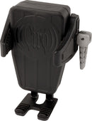 Gen 2 Cybercharger Phone Holder Black / Flat For Harley Davidson FLD 1690 2012-2013