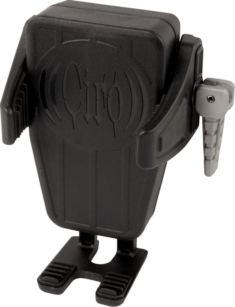 Gen 2 Cybercharger Phone Holder Black / Flat For Harley Davidson FLD 1690 2012-2013