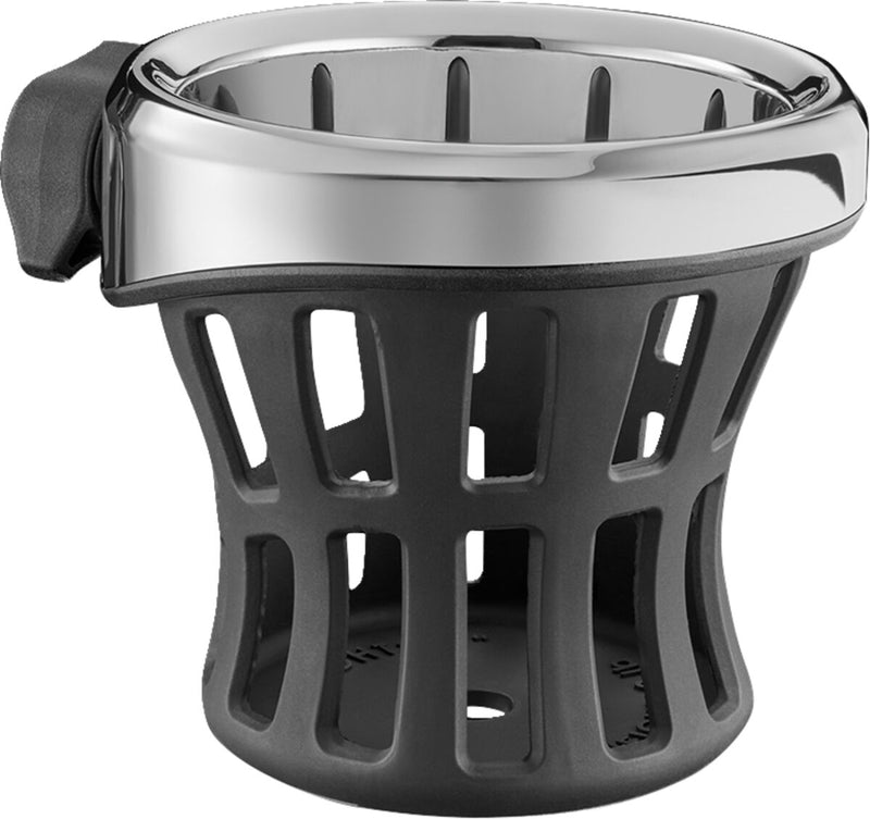 Gen 2 Drink Holder Black/Chrome - Universal