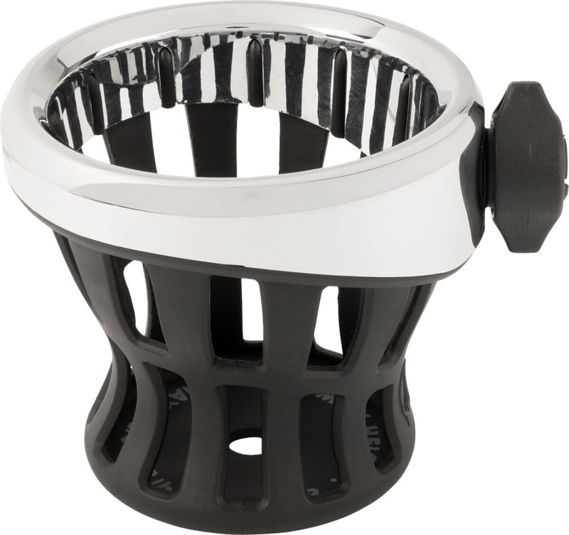 Gen 2 Drink Holder Black/Chrome - 28.6 MM