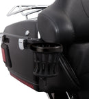 Gen 2 Drink Holder Black / Polished For Harley Davidson FLHR 1340 1996-1998 - Universal