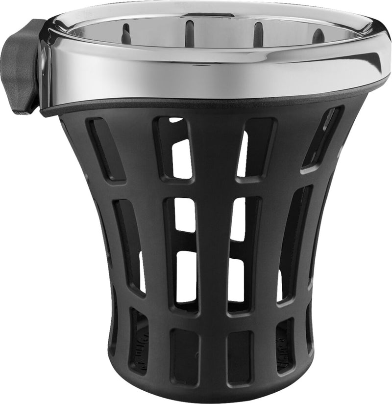 Gen 2 Drink Holder Black / Chrome - 22 MM