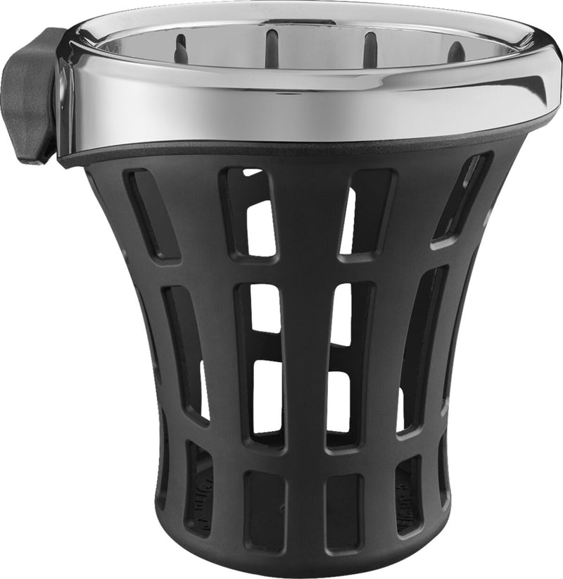 Gen 2 Drink Holder Black / Chrome For Harley Davidson FLH 1868 ABS 2021 - Universal