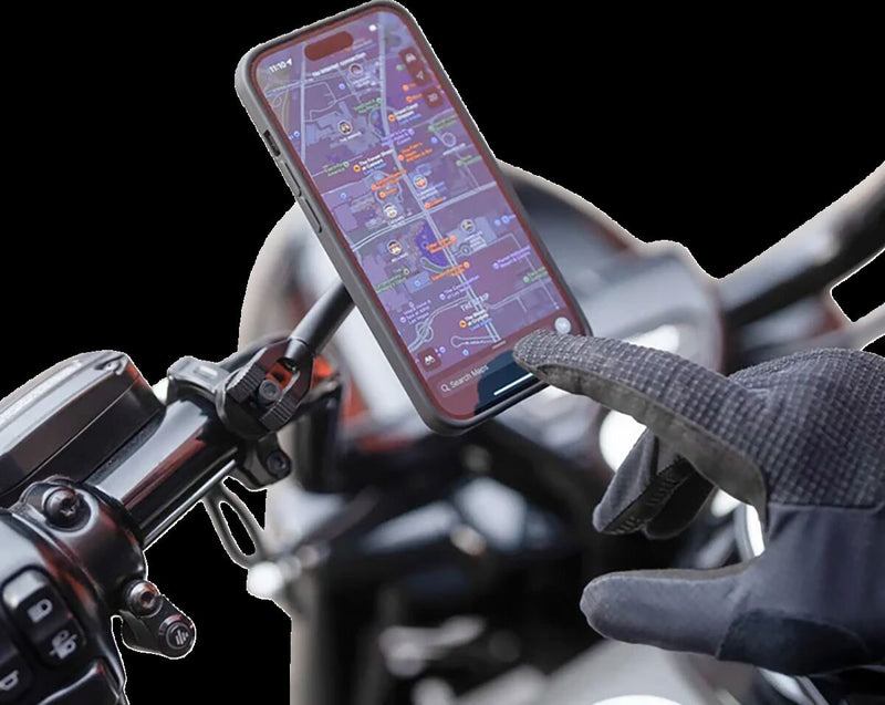 3D Phone Mount Black / Flat For - 31.8 MM