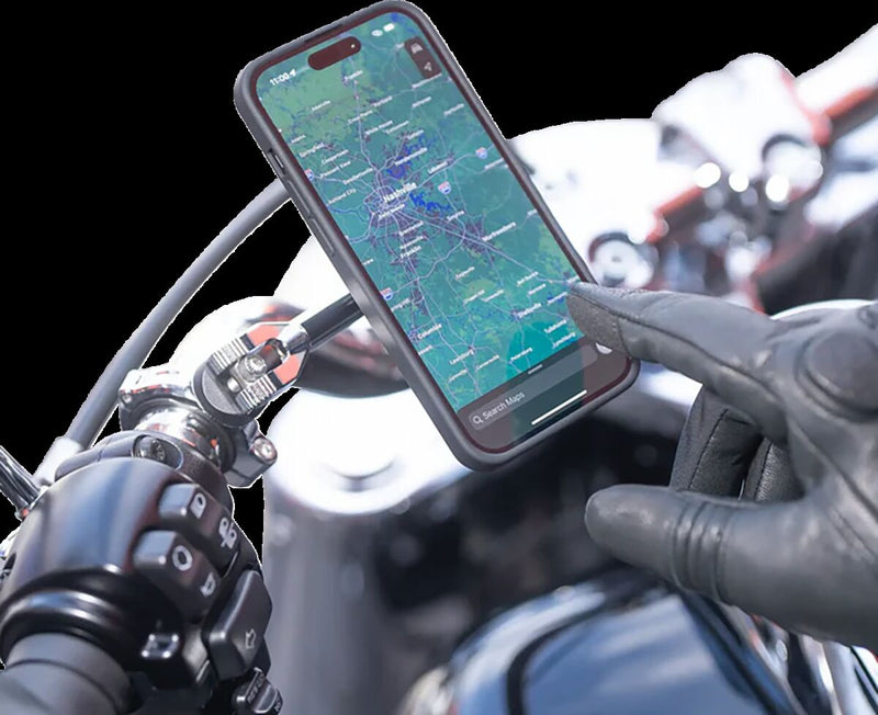 3D Phone Mount Chrome For - 31.8 MM