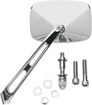 Rectangular Mirror With Air Stem Chrome - 5/16-18 | Vendor No 60-6240-BC