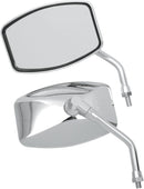 "Big One" Cruiser Mirror Chrome / Silver - M10 X 1.25