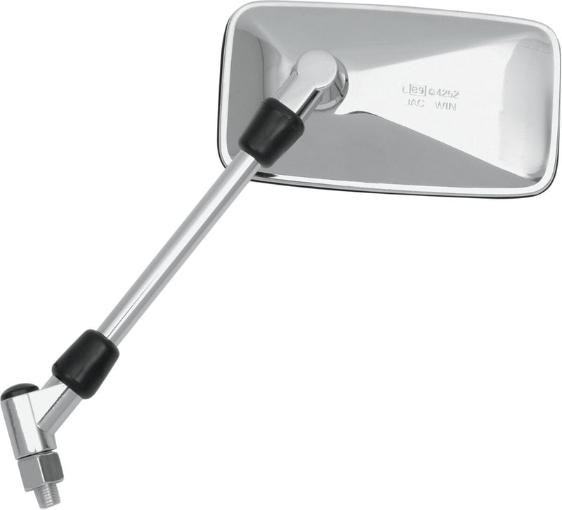 Universal Rectangular Chrome Mirror Chrome / Silver - 1.25