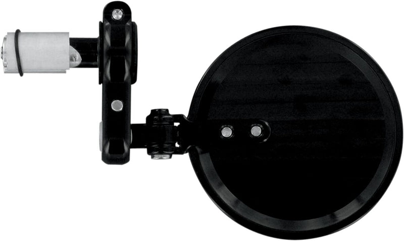 Folding Bar End Mirror Anodized / Black - 22 MM